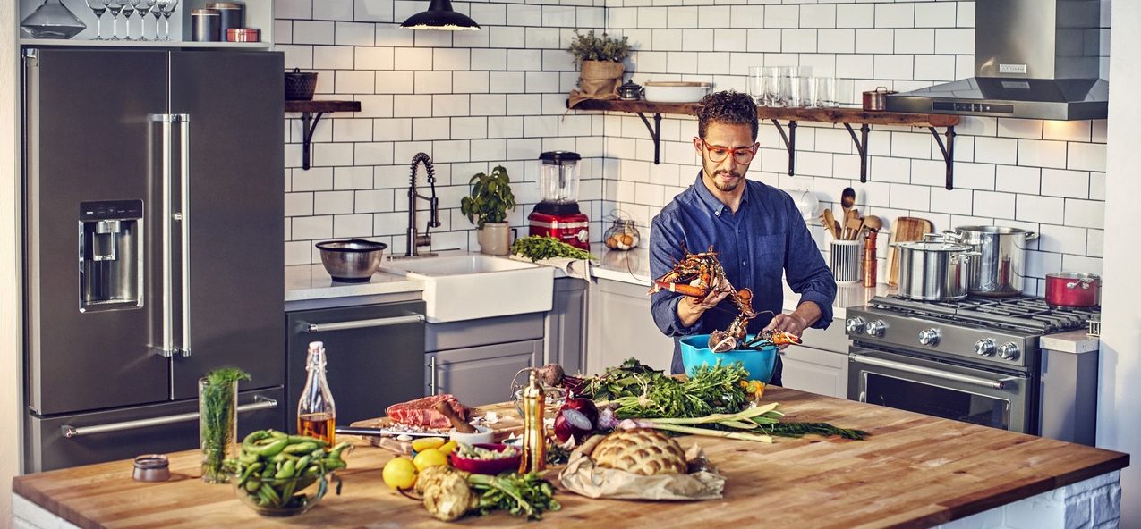 Browse major appliances from KitchenAid to design your ideal cooking space. Browse major appliances from KitchenAid to design your ideal cooking space.