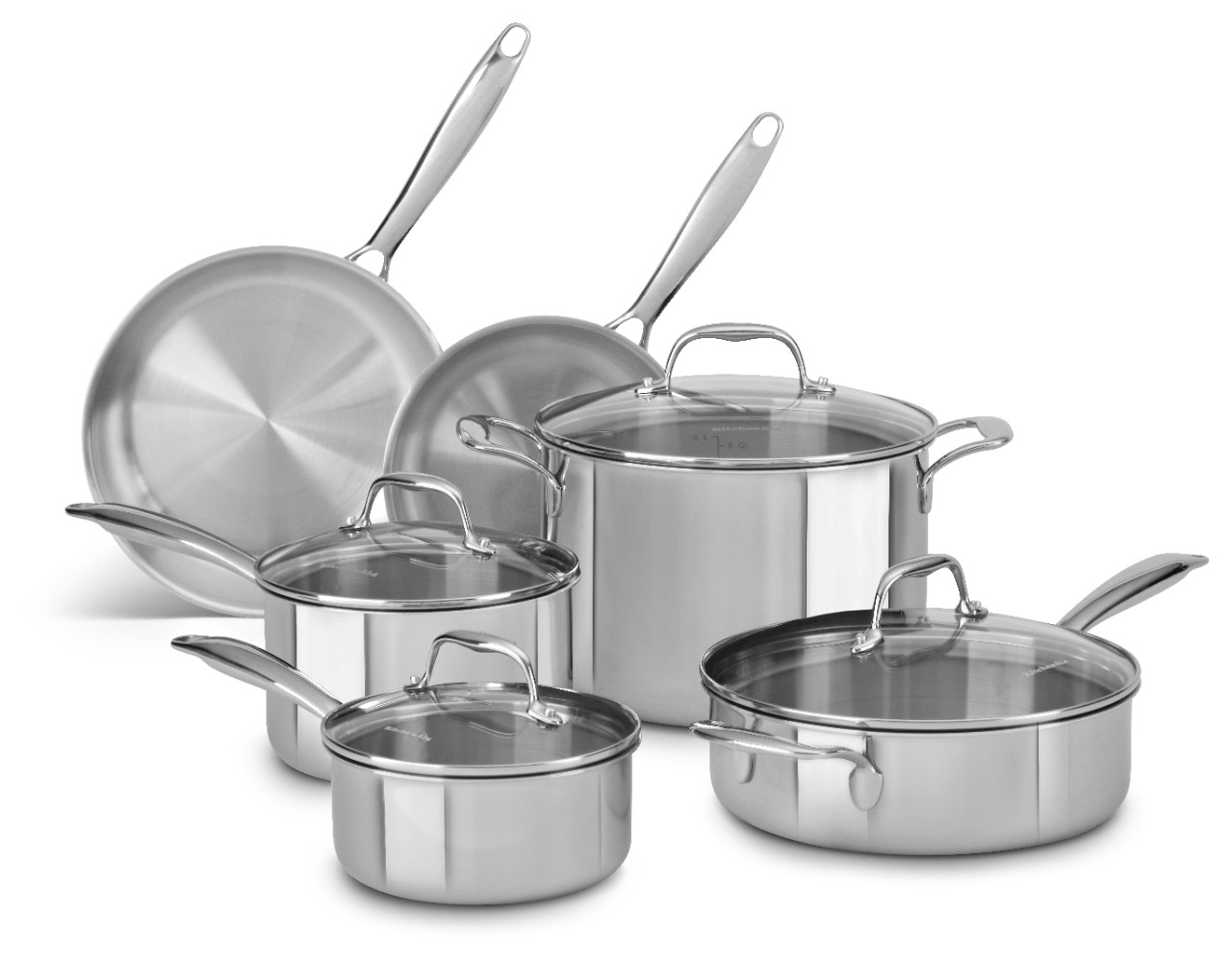 Recieve a free 10-piece KitchenAid® Cookware Set today